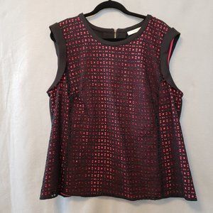 sejour 18W black/pink retro top